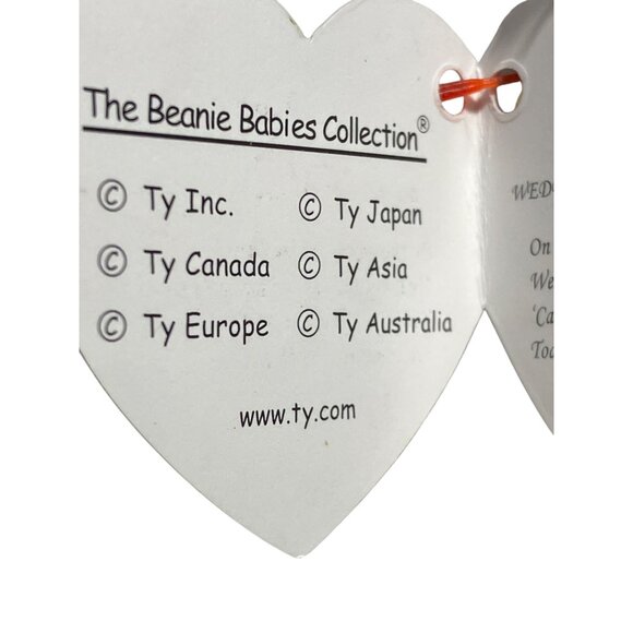 Ty Beanie Babies We Do Bride & Groom Wedding Set Plush Bears Collectible Toy - Picture 7 of 11